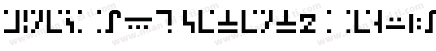 Minecraft Sevenv2 Regular字体转换